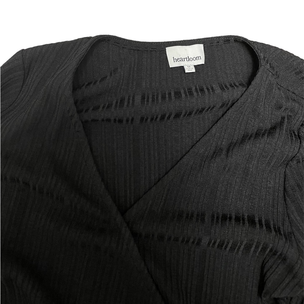 Revolve Heartloom Two Piece Black Ribbed Set - Picture 4 of 8